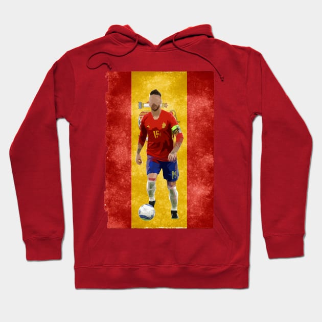 world cup spain Hoodie by SIM1